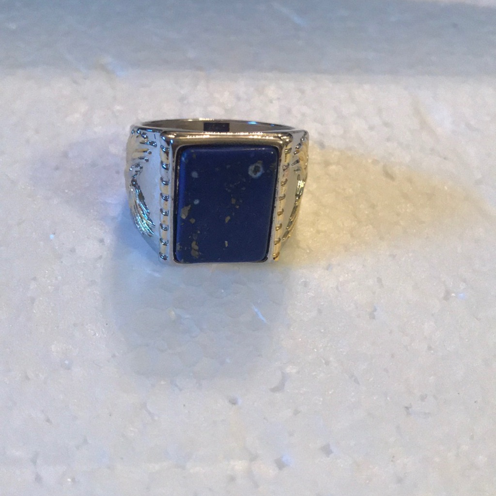 Lapis Eagle Ring